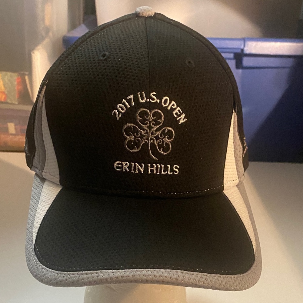 2017 U.S. Open Erin Hills Black and Gray Golf Cap Hat Men’s L/XL
